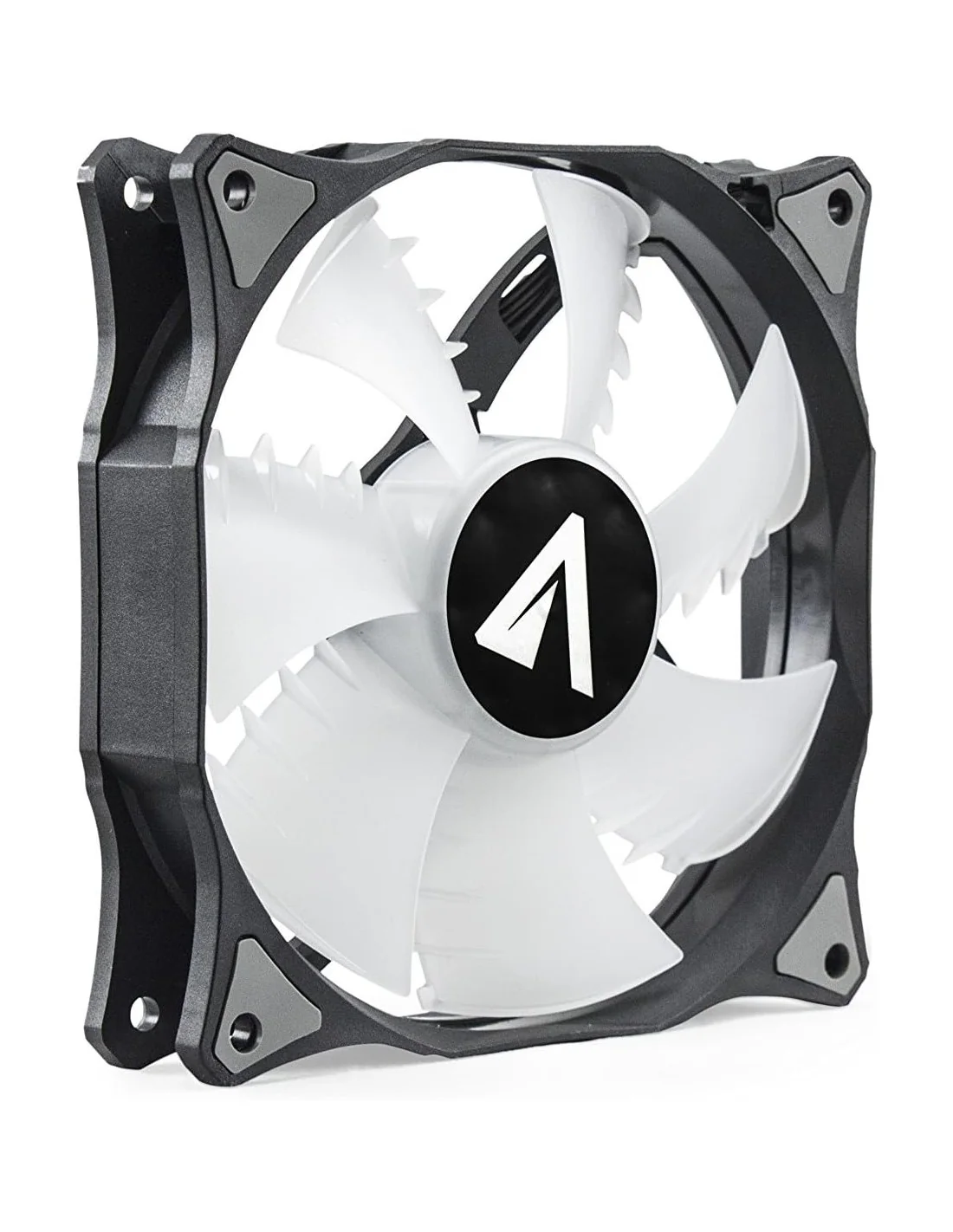 ABYSM Gaming Ventilador RGB SLED 120 mm Negro/Blanco