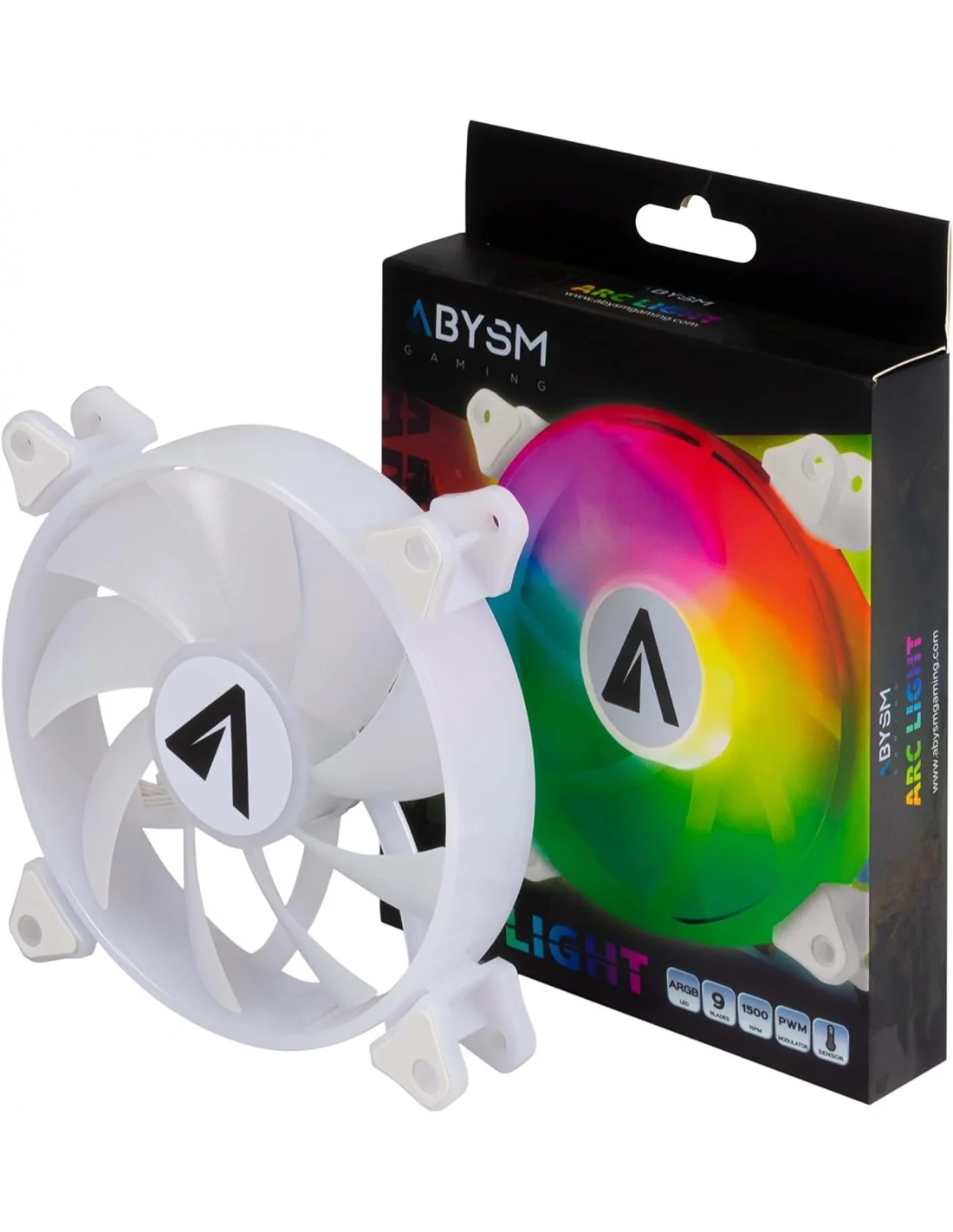 Abysm Gaming Arclight Ventilador ARGB 120 mm Blancos