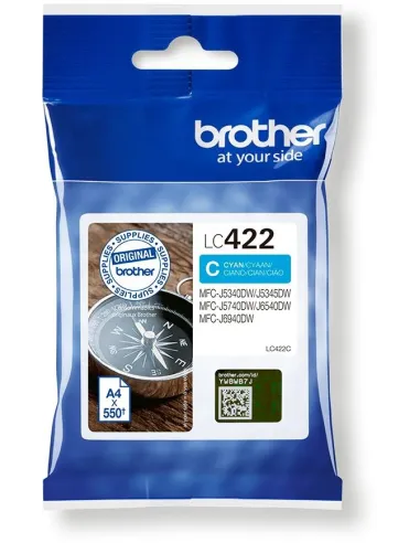 Brother LC422C Cartucho de Tinta Cian