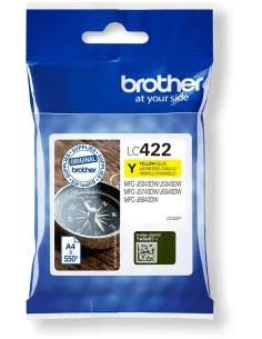 Brother LC422Y Cartucho de Tinta Amarillo-CCICTO0905