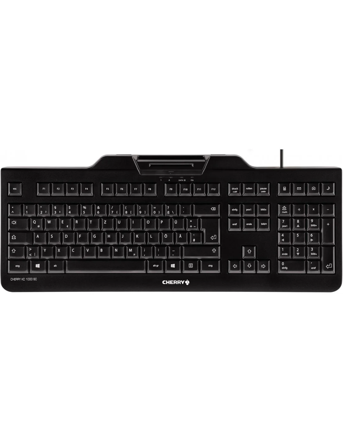 Cherry JK-A0100ES-2 Teclado con Lector de DNIe Negro