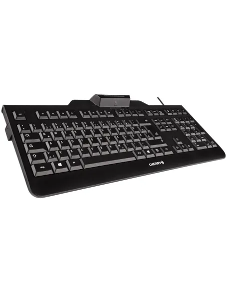 Cherry JK-A0100ES-2 Teclado con Lector de DNIe Negro