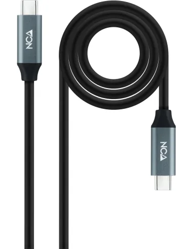 Nanocable Cable USB-C 3.2 Gen2x2 100W 4K 50cm Negro