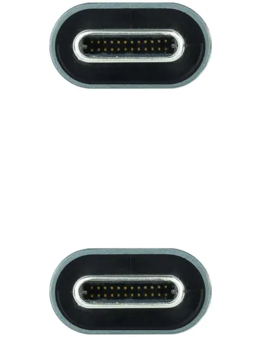 Nanocable Cable USB-C 3.2 Gen2x2 100W 4K 50cm Negro