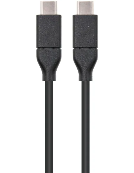 Nanocable 10.01.4101 Cable USB-C 3.2 Gen 2 Macho/Macho 1M Negro