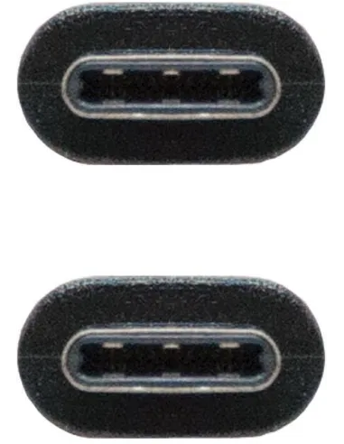 Nanocable 10.01.4101 Cable USB-C 3.2 Gen 2 Macho/Macho 1M Negro