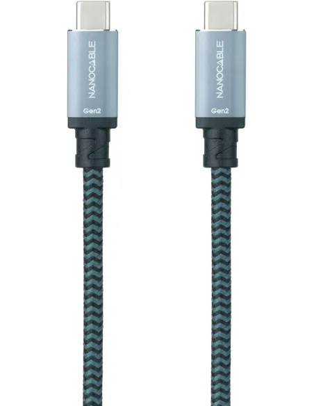Nanocable 10.01.4103-COMB Cable USB-C 3.2 Gen 2x2 3M Gris
