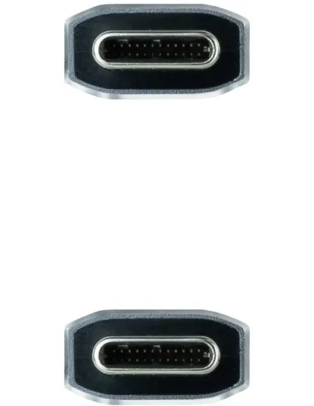 Nanocable 10.01.4103-COMB Cable USB-C 3.2 Gen 2x2 3M Gris