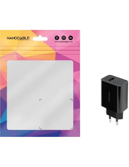 Nanocable 10.10.2004 Cargador USB 5V/2.1A Negro