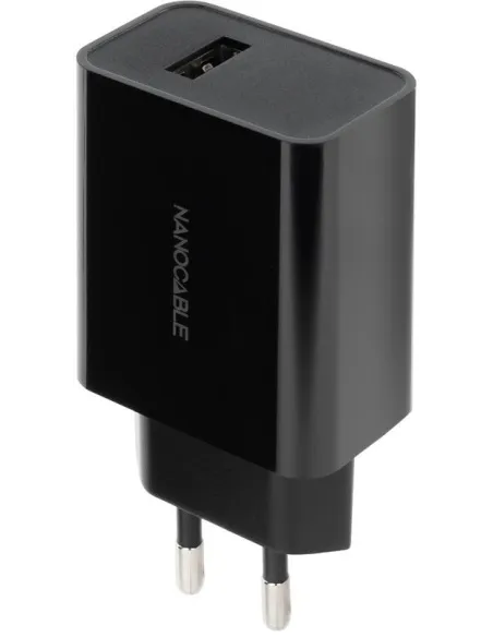 Nanocable 10.10.2004 Cargador USB 5V/2.1A Negro