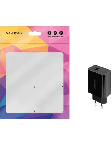 Nanocable 10.10.2004 Cargador USB 5V/2.1A Negro