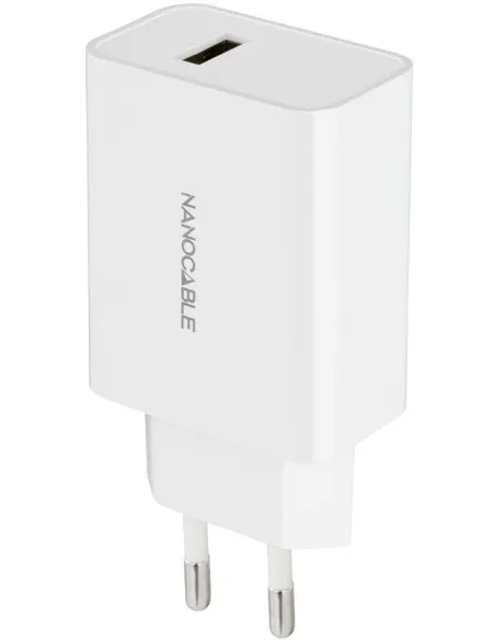 Nanocable 10.10.2003 Cargador USB 5V/2.1A Blanco