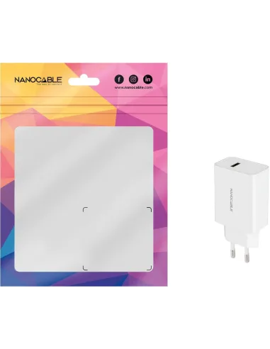 Nanocable 10.10.2003 Cargador USB 5V/2.1A Blanco