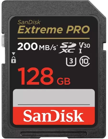 SanDisk Extreme Pro 128GB UHS-I Clase 10 U3 V30