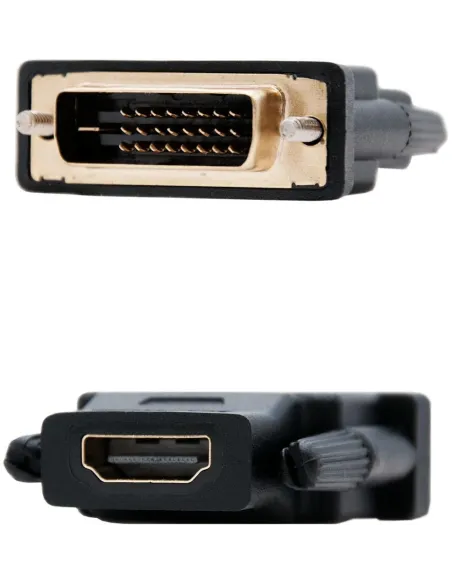 Nanocable 10.15.0700 Conversor de Imagen DVI-D a HDMI Macho/Hembra Negro