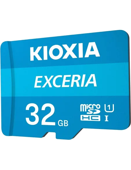 Kioxia Exceria MicroSDHC 32GB UHS-I U1 Clase 10 + Adaptador SD