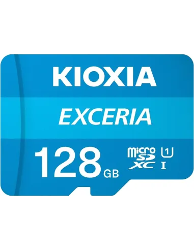 Kioxia Exceria MicroSDXC 128GB UHS-I U1 Clase 10 + Adaptador SD