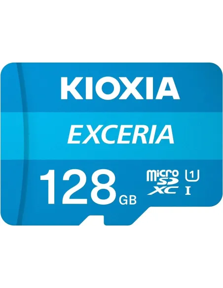 Kioxia Exceria MicroSDXC 128GB UHS-I U1 Clase 10 + Adaptador SD