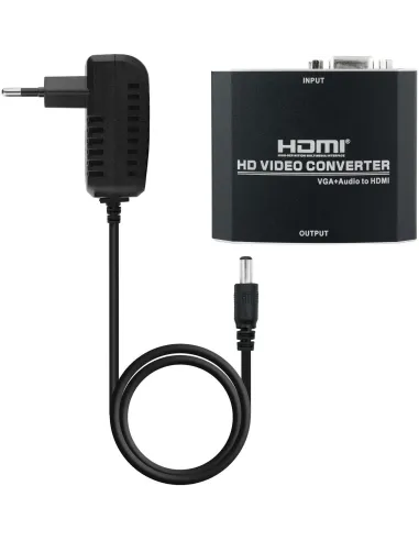 Nanocable 10.16.2101-BK Conversor SVGA+Audio a HDMI Full HD Negro