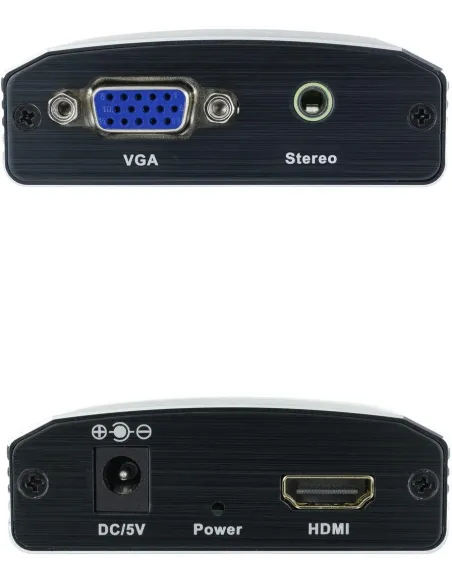 Nanocable 10.16.2101-BK Conversor SVGA+Audio a HDMI Full HD Negro