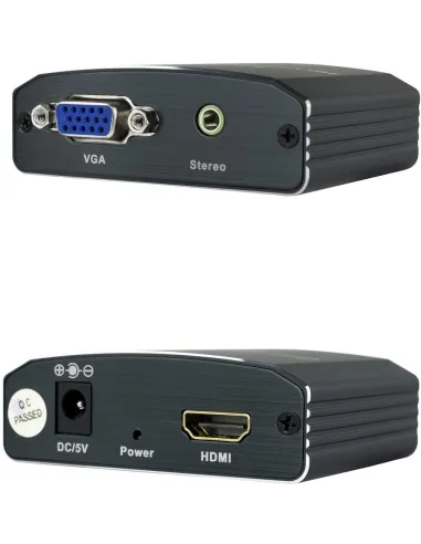 Nanocable 10.16.2101-BK Conversor SVGA+Audio a HDMI Full HD Negro