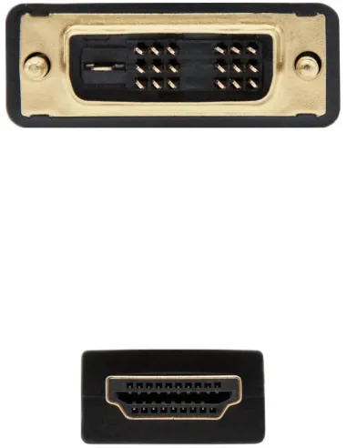 Nanocable 10.15.0502 DVI a HDMI Macho/Macho 1.8M Negro