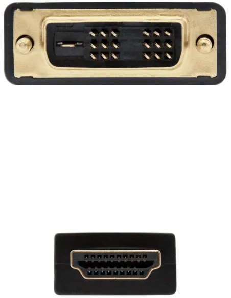 Nanocable 10.15.0502 DVI a HDMI Macho/Macho 1.8M Negro