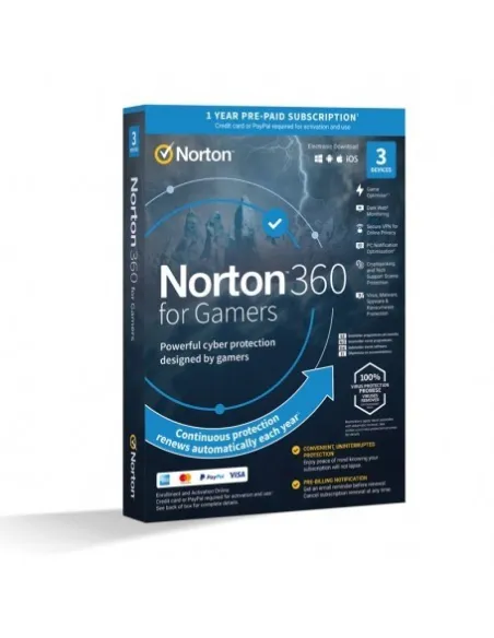 Norton Antivirus For Gamers 1 Licencia 1 Año