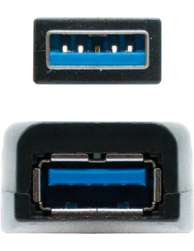 Nanocable 10.01.0313 Prolongador Amplificado USB A 3.0 a USB A Macho/Hembra 15M Negro