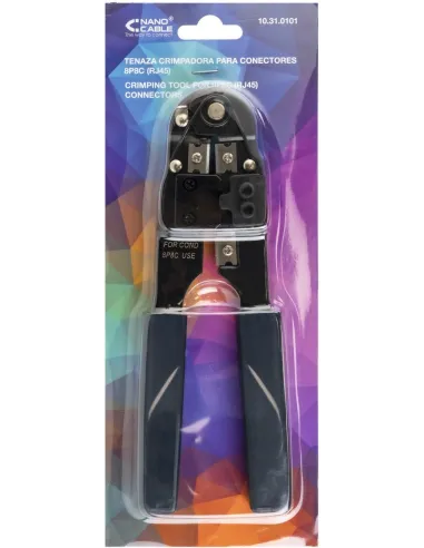 Nanocable 10.31.0101 Tenaza Crimpadora para Conectores 8P8C (RJ45)