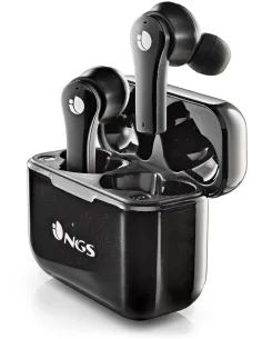 NGS Artica Bloom Auriculares Bluetooth Negros-MAUAMI0961