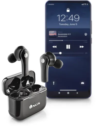 NGS Artica Bloom Auriculares Bluetooth Negros