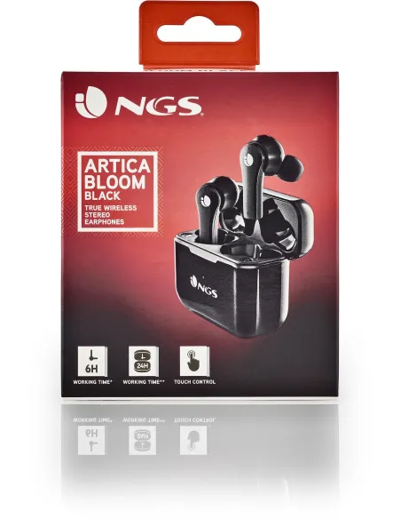 NGS Artica Bloom Auriculares Bluetooth Negros