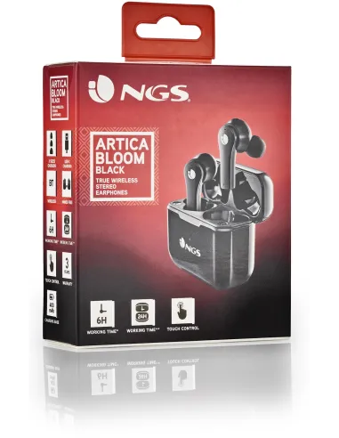 NGS Artica Bloom Auriculares Bluetooth Negros