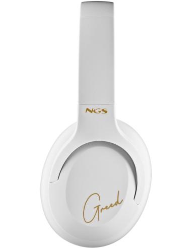 NGS Artica Greed White Auriculares Inalámbricos Bluetooth Blancos