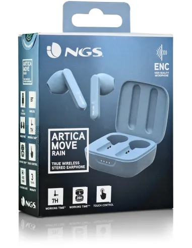 NGS Artica Move Auricular Inalámbrico Azul