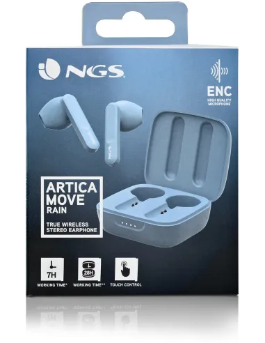 NGS Artica Move Auricular Inalámbrico Azul