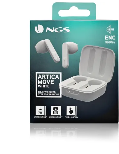 NGS Artica Move Auricular Inalámbrico Blanco