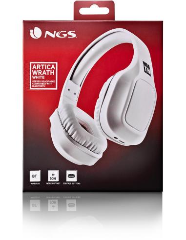 NGS Artica Wrath White Auriculares Inalámbricos Bluetooth Blanco
