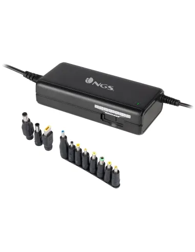 NGS Ban Cargador para Portátil 90W Negro