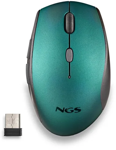 NGS BEEBLUE Ratón Inalámbrico 1600DPI Azul