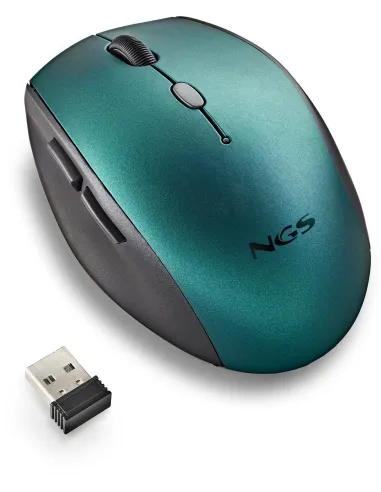 NGS BEEBLUE Ratón Inalámbrico 1600DPI Azul