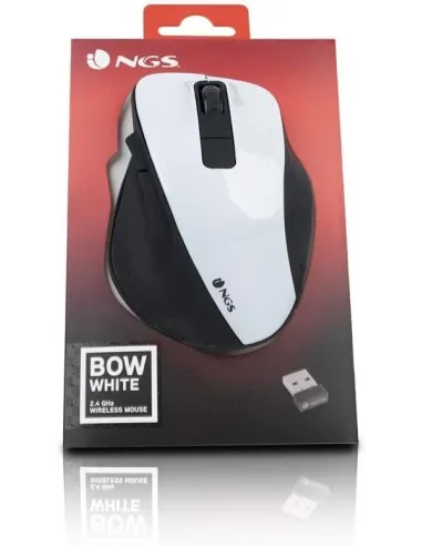 NGS Bow Ratón Inalámbrico Blanco