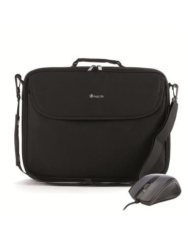 NGS Bureau Kit Maletín hasta 16" + Ratón 1000 DPI