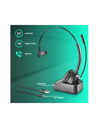 NGS Buzz Blab Auriculares Bluetooth Negro