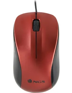 NGS Crew Ratón Óptico 1200DPI Rojo-RATO51927