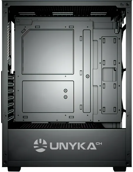 UNYkach Mir 100 Caja ATX Gaming Cristal Templado ARGB USB 3.2 Negra