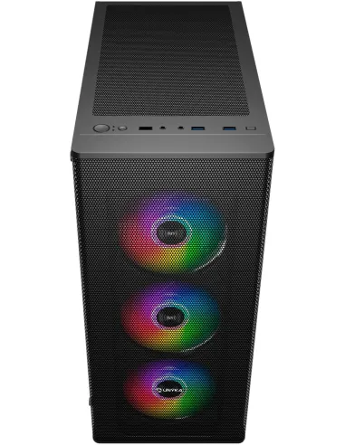 UNYkach Mir 100 Caja ATX Gaming Cristal Templado ARGB USB 3.2 Negra