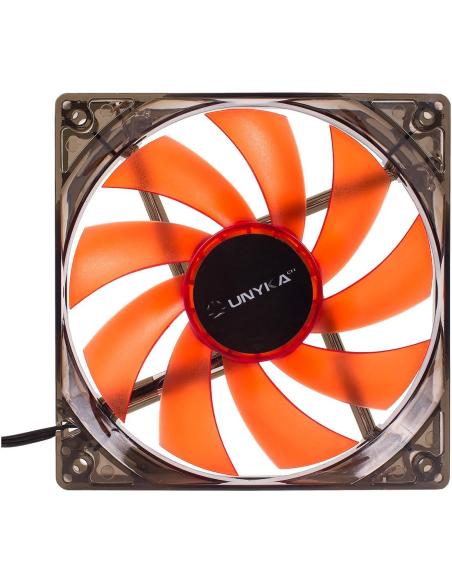 UNYKAch 51792 Ventilador 120mm RGB Gris/Transparente