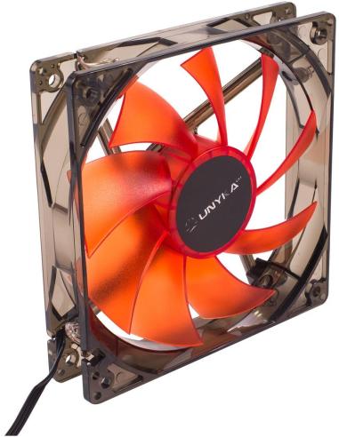 UNYKAch 51792 Ventilador 120mm RGB Gris/Transparente